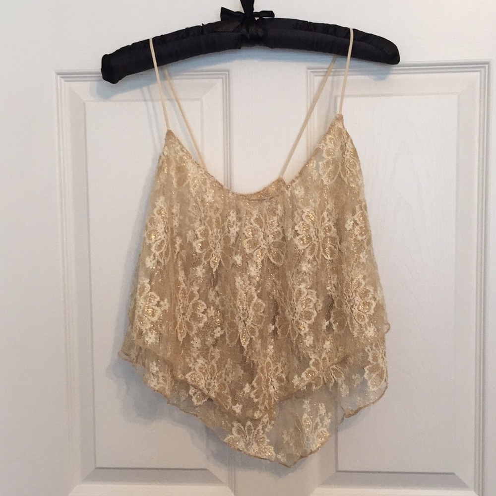 Shimmery Crop Top